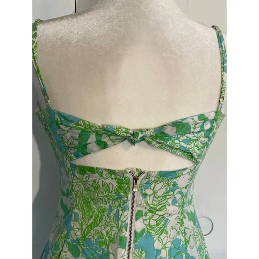 Lilly‎ Pulitzer Size 2 Spaghetti Strap Sundress Pandamonium Pattern